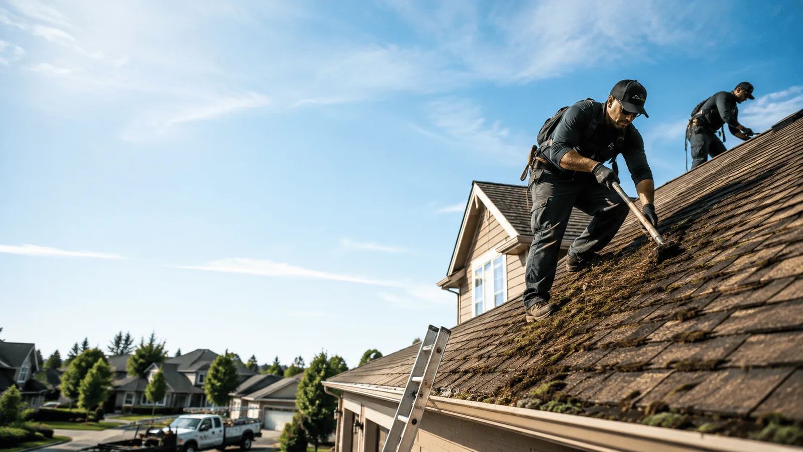 Roof Moss Removal in Stoutsville, MO near me